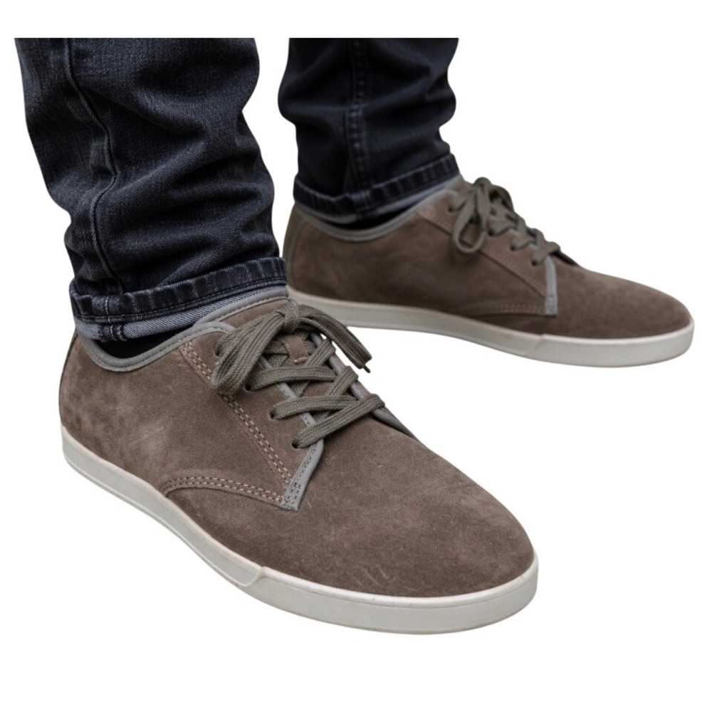 ECCO Kyle Casual Tie Brown Suede Low Top Sneakers Mens 39 US 5.5